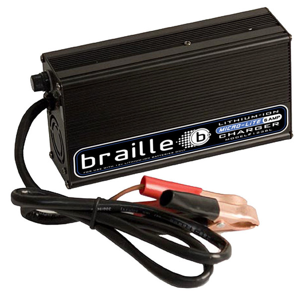 Braille Auto Battery Lithium Battery Charger 6Amp  Micro-Lite 1236L