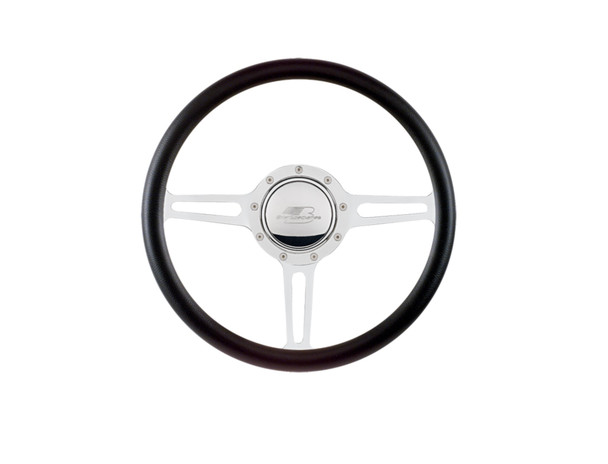Billet Specialties Steering Wheel 1/2 Wrap 14In Split Spoke 30137
