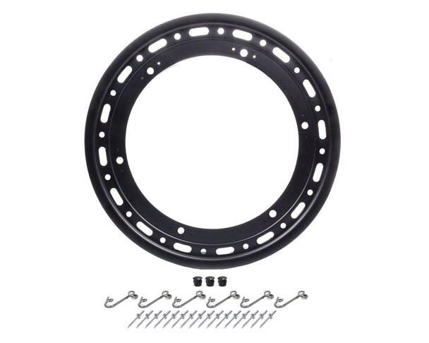 Weld Racing 15In 16 Hole Bead Lock Ring W/6-Tabs - Black P650B-5314-6