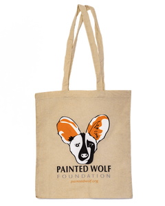 Painted Wolf Tote Bag