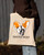 Painted Wolf Tote Bag