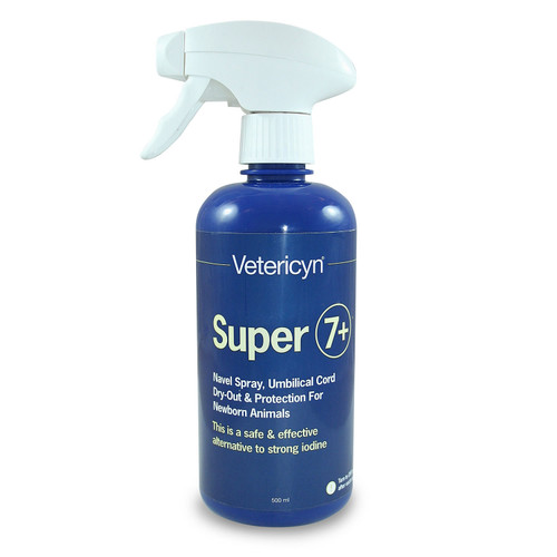 Vetericyn Super 7 Plus - Navel Spray 500ml (iodine alternative)