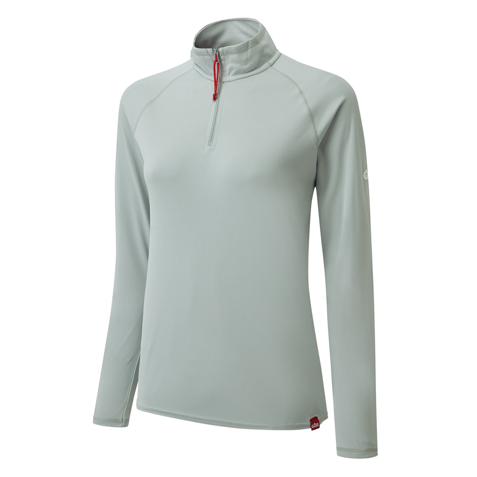 Women's UV Tec Zip Tee - Long Sleeve - UV009W-GRE14-2.jpg