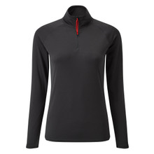 Women's UV Tec Zip Tee - Long Sleeve - UV009W-CHABLU-1.jpg