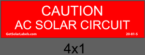 20-81 AC SOLAR CIRCUIT