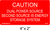 20-70-S Caution Dual Power Source