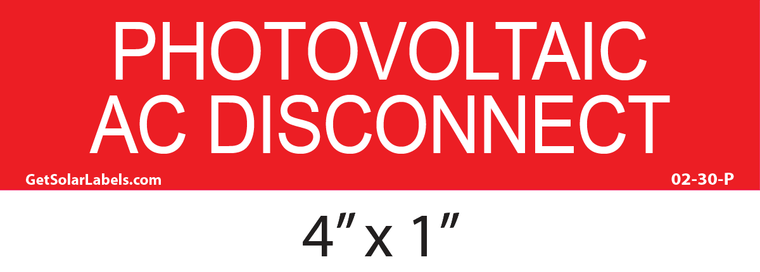 Photovoltaic AC Disconnect