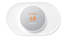 nest thermostat on trim plate