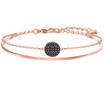 Swarovski Ginger Black Bangle in Rose Gold