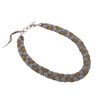 Adami & Martucci Silver and Gold Mesh Braided Necklace