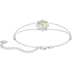 Swarovski Sunshine Canary Yellow Crystal Flower Bracelet