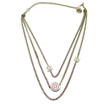 Rebecca Multi-chain Necklace, Stainless Steel