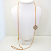 Rebecca Rose Gold Plated Long Necklace