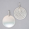 Rebecca Circle Earrings from Infinity Collection in Stainless Steel