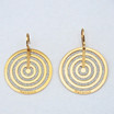 Circle Earrings from Infinity Collection in Rose Gold Plating