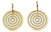 Circle Earrings from Infinity Collection in Rose Gold Plating