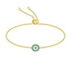 Swarovski Luckily Evil Eye Small Bracelet in Gold