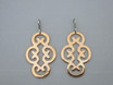 Hook Earrings from Louis XIV Collection In Rose Gold Plated Bronze