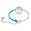 Swarovski Symbolic Tree of Life Blue Rope Bracelet