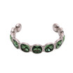 Rebecca Bangle with Green Square Swarovski Crystals