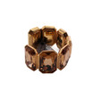 Rebecca Bangle with Large Honey Citrine Swarovski Crystals