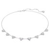 Swarovski Ortyx Triangle Cut  All Around Necklace in Rhodium