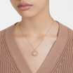 Swarovski Dellium Bamboo Pendant in Rose Gold