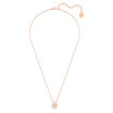 Swarovski Millenia Triangle White Crystal Pendant in Rose Gold