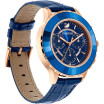 Swarovski Octea Lux Watch with Blue Leather Strap