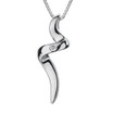 Hot Diamonds Spiral Silver Pendant