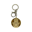 Baltic Amber and Wood Hamsa Hand Charm Keychain