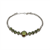 Zultanite Color Changing Double Chain Bracelet In Sterling Silver 