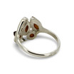 Baltic Amber  - Multi Stone Cognac Amber Abstract Statement Ring