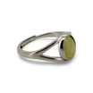 Baltic Amber - Butterscotch Amber Minimalist Adjustable Ring