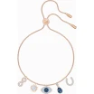 Swarovski Evil Eye Duo Charm  Bracelet
