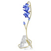 Swarovski Florere Blue Crystals Bellflower Crystal Figurine