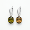 Zultanite Color Changing Oval Gemstone Small Leverback Drop Earrings