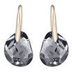 Swarovski Galet Black Pierced Earrings