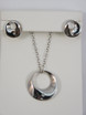 Hot Diamonds Polished Silver Set