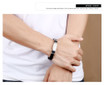 Silicone Stainless Steel Silver Cross Bracelet/Bangle For Men 