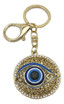 Circle Keychain with Evil Eye Protection