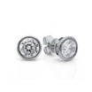 Crislu Precious Silver Stud Earrings