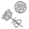 Crislu Precious Silver Stud Earrings