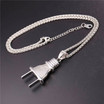 Men's Stainless Steel Fashion Plug Pendant