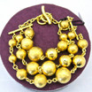Adami and Martucci Multi-Strand Gold Balls Bracelet 
