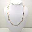Adami and Martucci  Classic Rose-Gold Chain with Small Drops