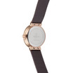 OBAKU Women's  Watch with Brown Mesh Band and Rose Gold Case