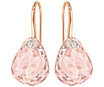 Swarovski Parallele Pink Crystal Earrings in Rose Gold Plating