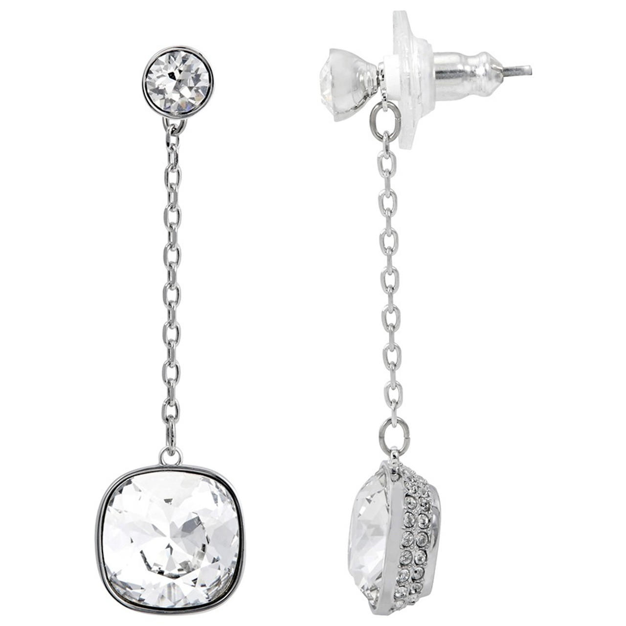 Swarovski lattitude earrings clearance