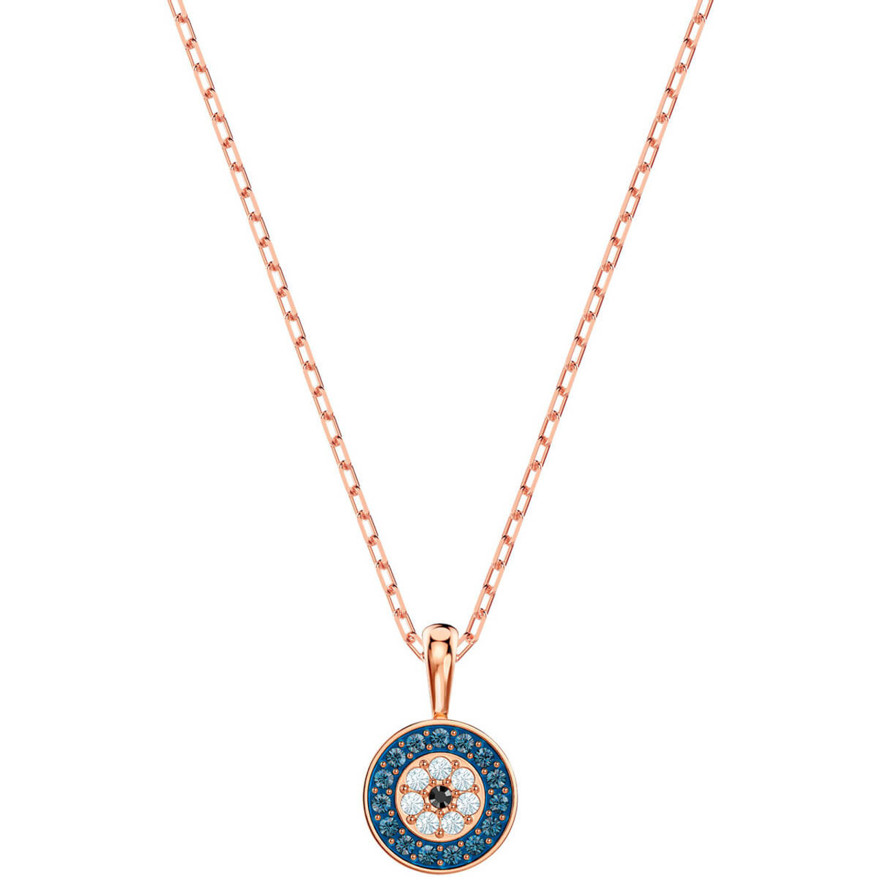 Swarovski evil eye choker